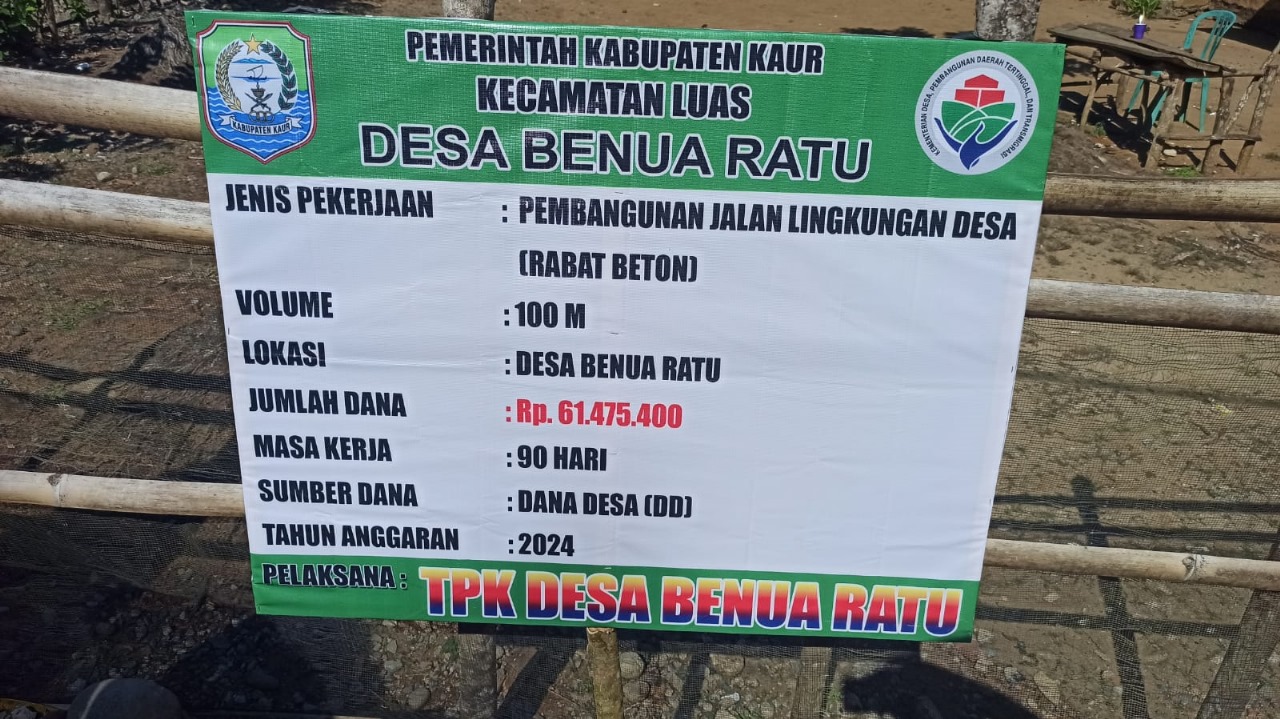 Pembangunan jalan desa